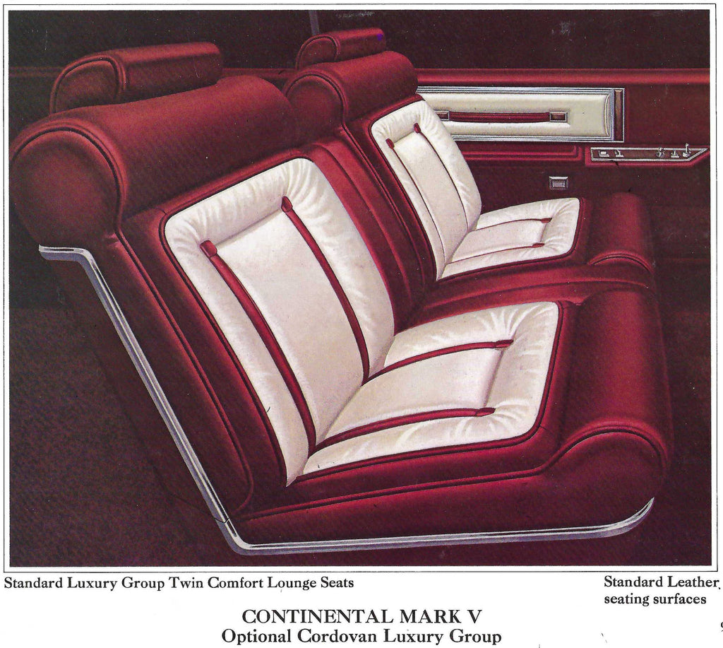 1978 Lincoln Continental Mark V Trim D3 Complete Interior SMS Auto