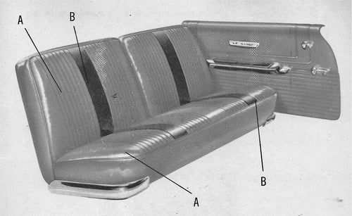 1961 Buick LeSabre Convertible Trim 490 Complete Interior