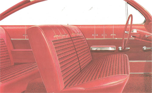 1962 Chevrolet Bel Air Sport Coupe Trim 872 Complete Interior