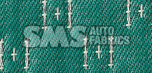 1956 Mercury Medium Green Woven-Snowflake Pattern Plastic