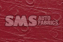 1969 Cadillac De Ville Convertible Red Ostrich Grain Leather