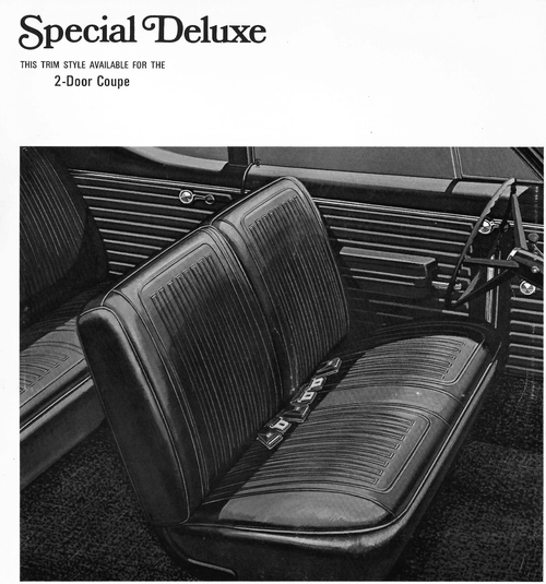 1968 Buick Special Deluxe 2-Door Coupe Trim 191 Complete Interior