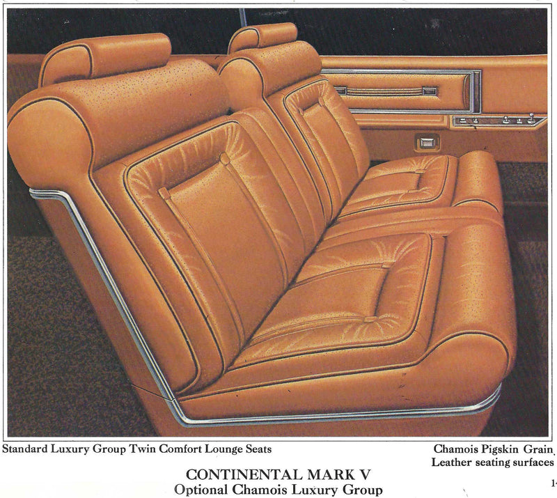 1978 Lincoln Continental Mark V Trim DT Complete Interior