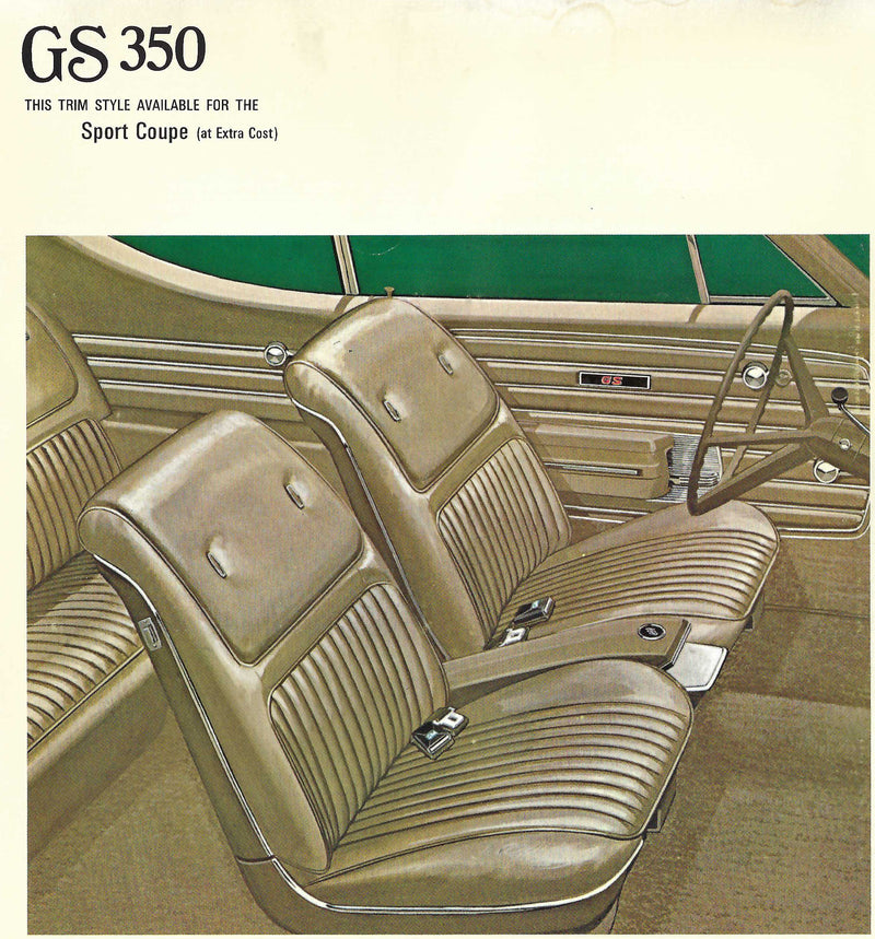 1968 Buick GS 350 Sport Coupe Trim 173 Complete Interior