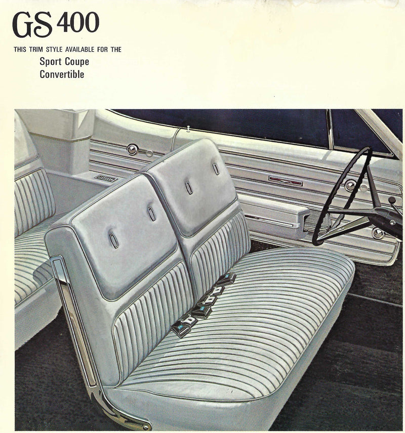 1968 Buick GS 400 Convertible Trim 152 Complete Interior