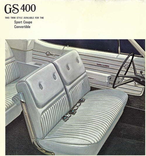 1968 Buick GS 400 Sport Coupe Trim 152 Complete Interior