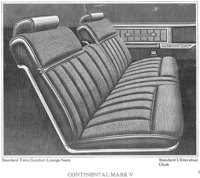 1978 Lincoln Continental Mark V Trim AT Complete Interior