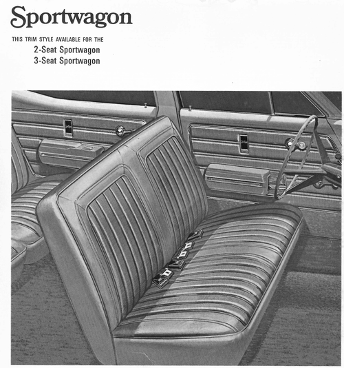 1968 Buick Sportwagon 2 Seat Trim 180 Complete Interior