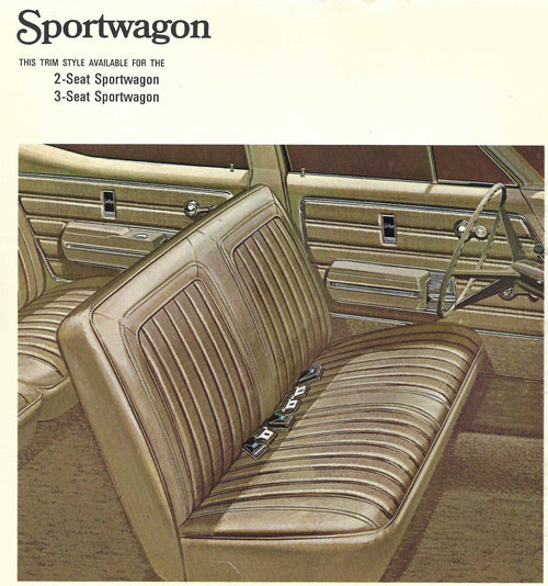 1968 Buick Sportwagon 2 Seat Trim 183 Complete Interior