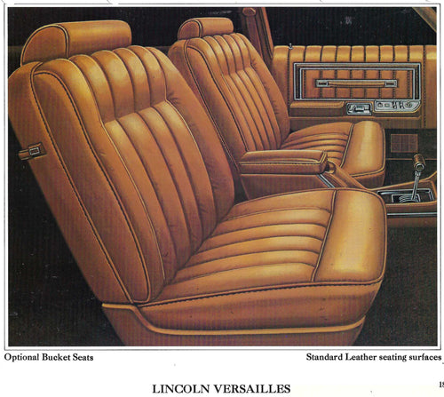 1978 Lincoln Versailles Trim UT Complete Interior