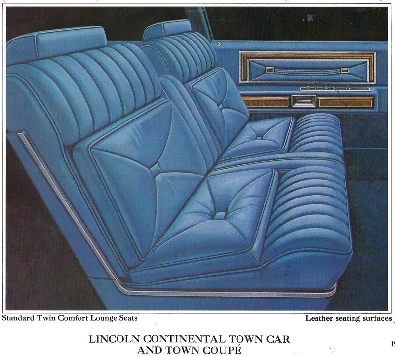 1978 Lincoln Continental Town Coupe Trim KB Complete Interior