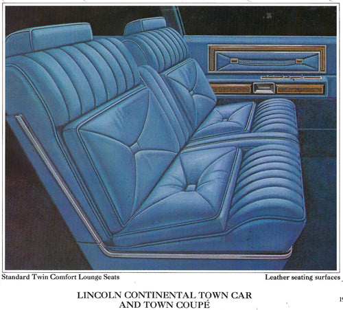 1978 Lincoln Continental Town Car Trim KB Complete Interior