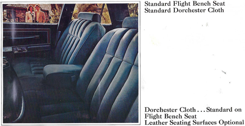 1977 Lincoln Versailles Trim SB - Complete Interior