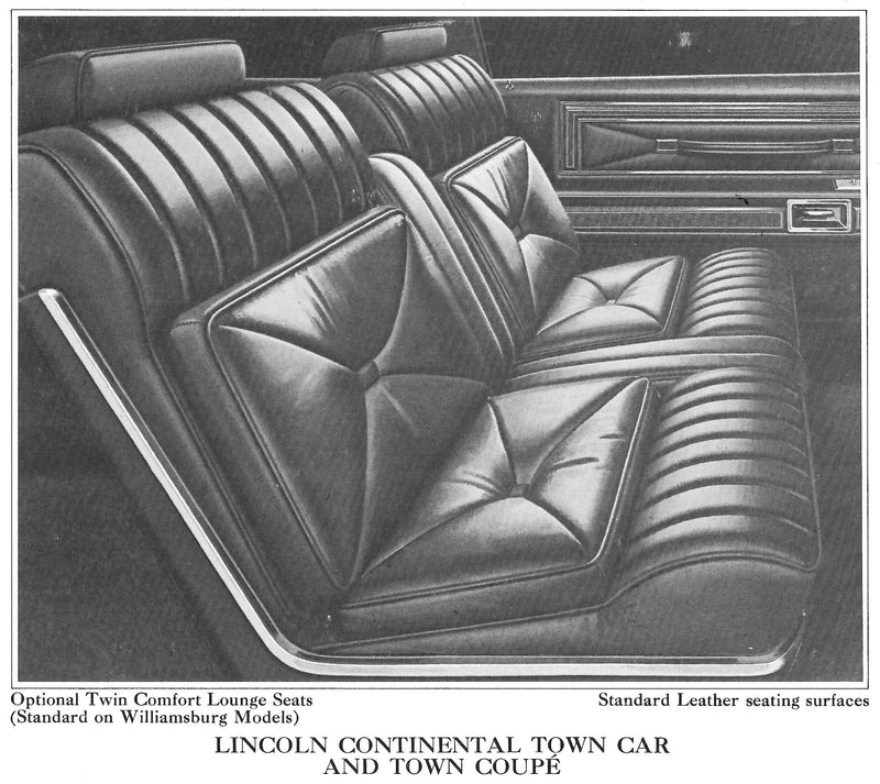 1977 Lincoln Continental Town Coupe Trim KA - Complete Interior