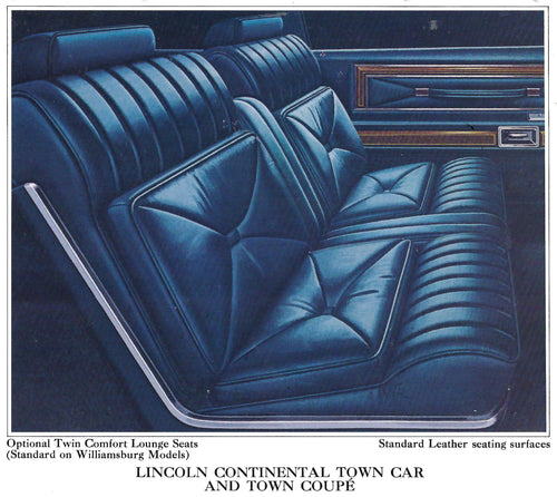 1977 Lincoln Continental Town Coupe Trim KB - Complete Interior