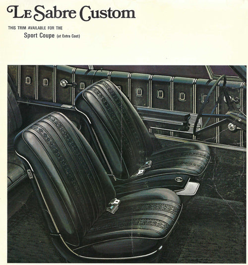 1968 Buick Le Sabre Custom Sport Coupe Trim 478 Complete Interior