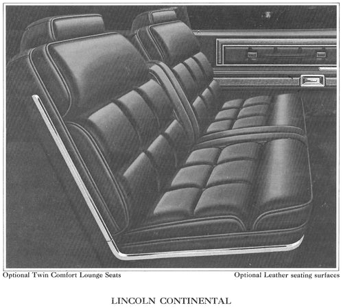 1977 Lincoln Continental Coupe Trim EA - Complete Interior