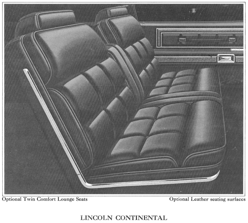 1977 Lincoln Continental Coupe Trim EA - Complete Interior