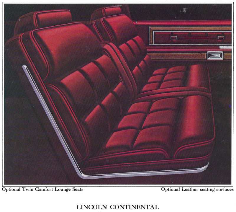 1977 Lincoln Continental Coupe Trim ED - Complete Interior