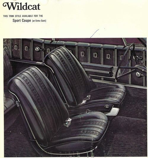 1968 Buick Wildcat Sport Coupe Trim 478 Complete Interior