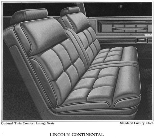 1977 Lincoln Continental Coupe Trim FB - Complete Interior