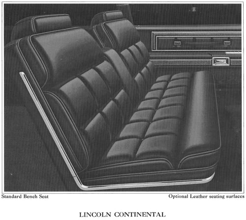 1977 Lincoln Continental Sedan Trim DN - Complete Interior