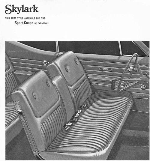 1968 Buick Skylark Sport Coupe Trim 168 Complete Interior