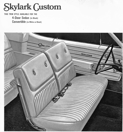 1968 Buick Skylark Custom Convertible Trim 158 Complete Interior