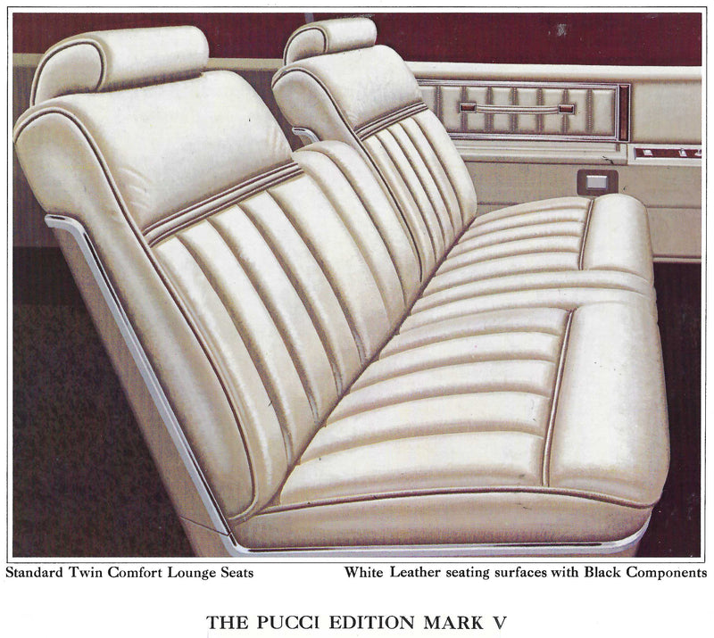 1977 Lincoln Continental Mark V Pucci Edition - Complete Interior