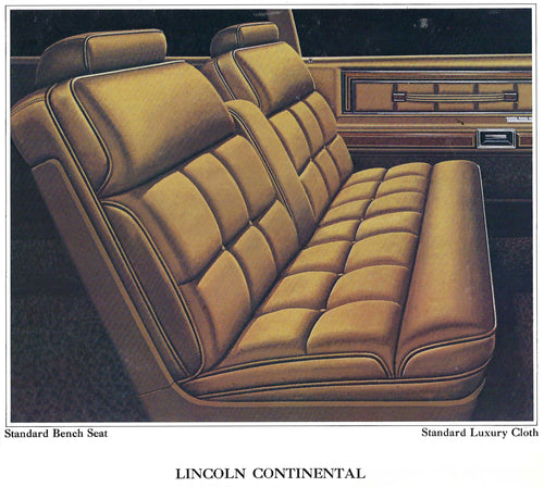 1977 Lincoln Continental Coupe Trim BY - Complete Interior