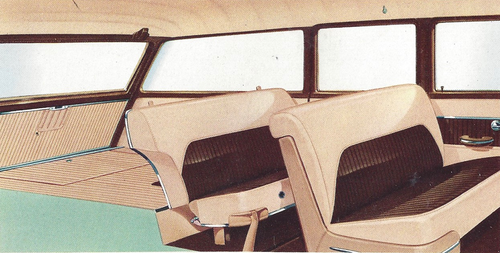 1955 Chevrolet 210 4-Door Station Wagon Trim 516 Complete Interior