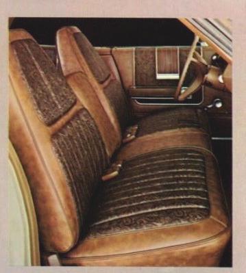 1971 Plymouth Fury Gran Coupe 2-Door Hardtop Trim Brown Paisley Complete Interior