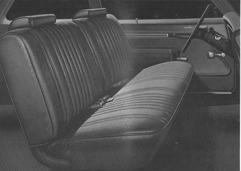 1973 Buick Apollo 4-Door Sedan Trim 224 Complete Interior
