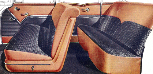 1955 Chevrolet Bel Air 4-Door Sedan Trim 531 Complete Interior