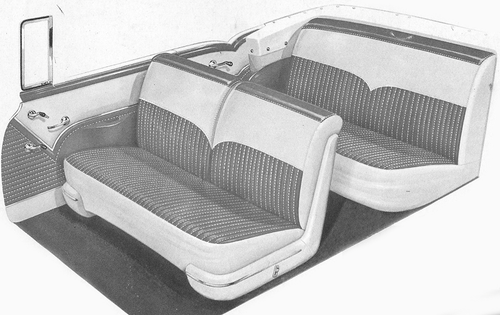 1955 Chevrolet Bel Air Convertible Trim 537 Complete Interior