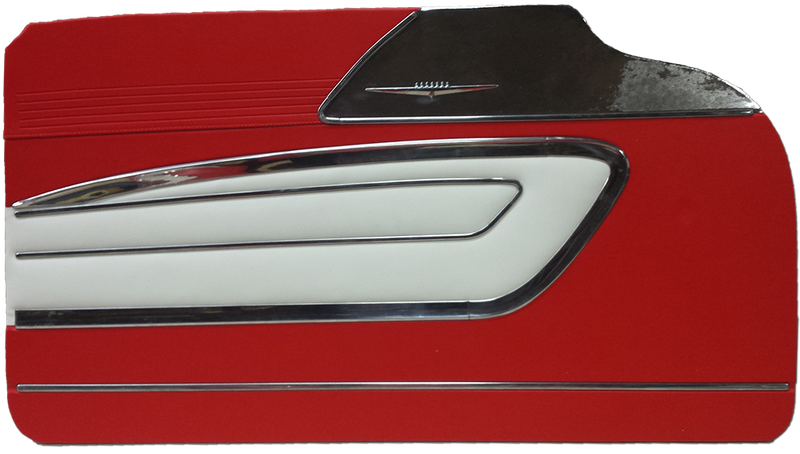 1958 Pontiac Bonneville Convertible Trim 282 Door Panels