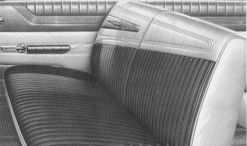 1959 Pontiac Catalina 4-Door Vista Hardtop Trim 208 Complete Interior