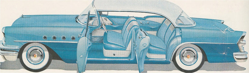 1955 Buick Century 4-Door Riviera Hardtop (63) Trim 69 Complete Interior