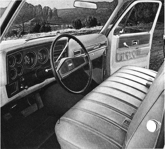 1973 Chevrolet C/K Cheyenne Pickup Complete Interior - Cloth