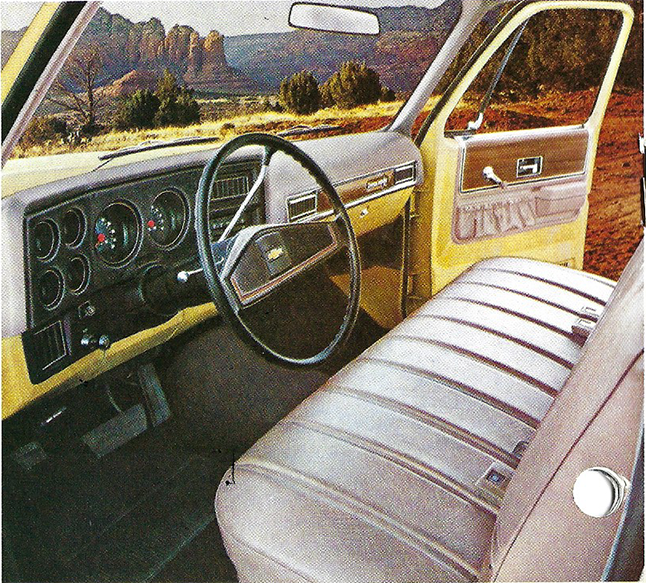 1973 Chevrolet C/K Cheyenne Pickup Complete Interior - Vinyl