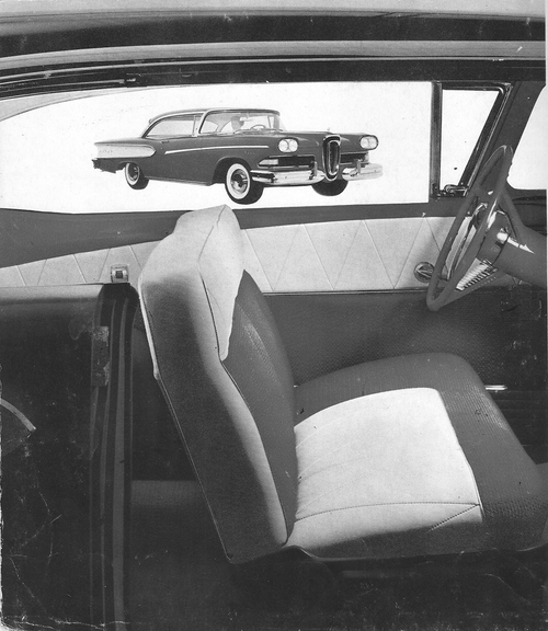 1958 Edsel Pacer 2-Door Hardtop Trim 45 Complete Interior
