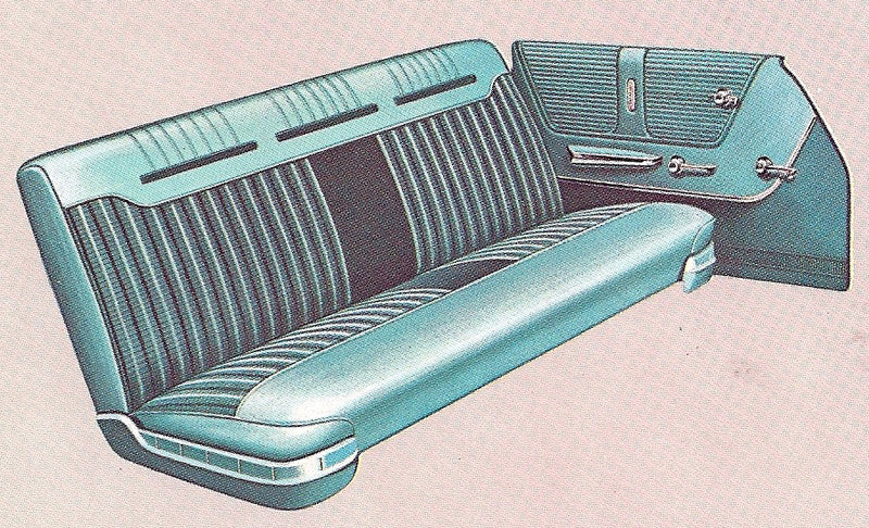 1964 Ford Custom 500 4-Door Sedan Trim 27 Complete Interior