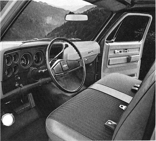1973 Chevrolet C/K Custom Pickup Complete Interior - Bench Seat