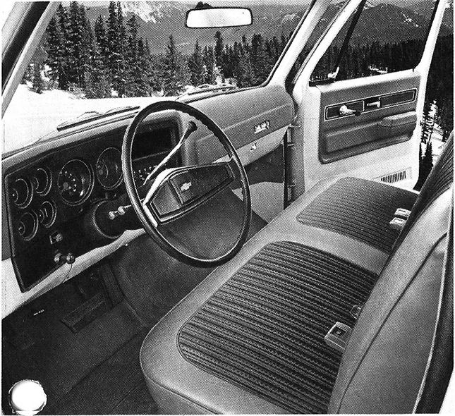 1973 Chevrolet C/K Custom Deluxe Pickup Complete Interior - Vinyl