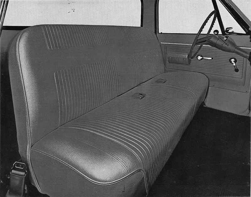 1970 GMC Deluxe Cab Pickup Complete Interior