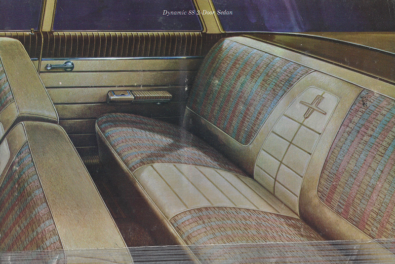 1961 Oldsmobile Dynamic 88 2-Door Sedan Trim 314 Complete Interior