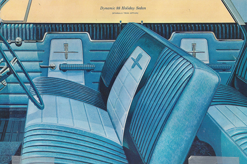 1961 Oldsmobile Dynamic 88 Holiday Sedan 4-Door Hardtop Trim 923 Complete Interior