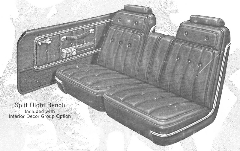 1976 Ford Elite 2-Dr Hardtop Trim CG Complete Interior