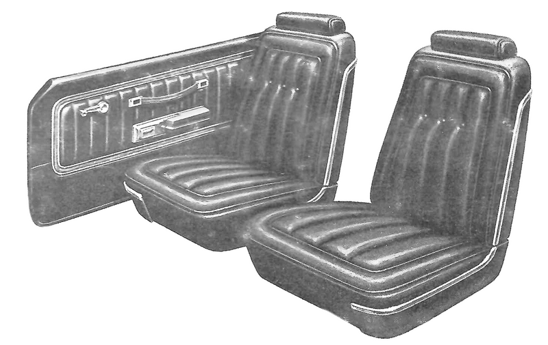 1976 Ford Elite 2-Dr Hardtop Trim EB Complete Interior