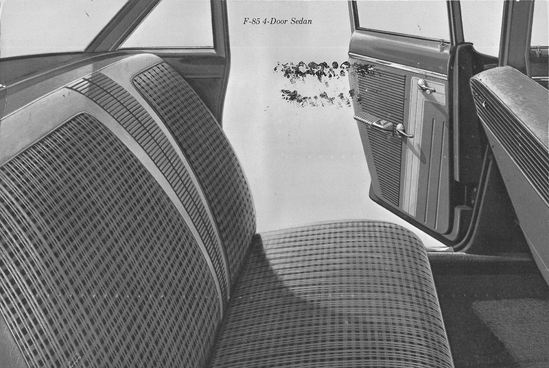 1961 Oldsmobile F-85 4-Door Sedan Trim 905 Complete Interior